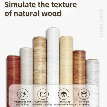 40 cm Möbelrenovierungsaufkleber, selbstklebende Holzmaserungsaufkleber, Tapetenschränke, Holztüren, Tischplatten, Wandaufkleber
