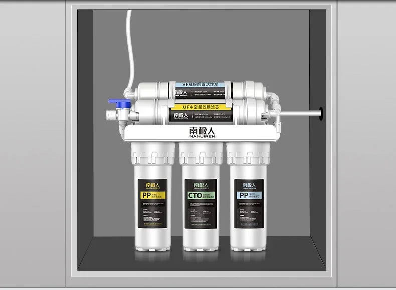 NAN JI REN Water Purifier Household Direct Drinking Kitchen Tap Water Filter Six Ultrafiltration Water Purification Home System.