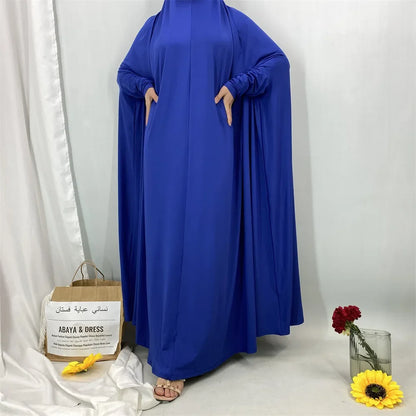 Middle East Muslim Fashionable Hooded Dress Dubai Arab Elegant Robe Elegant Long Shirt for Women with Hood from Mainland China.