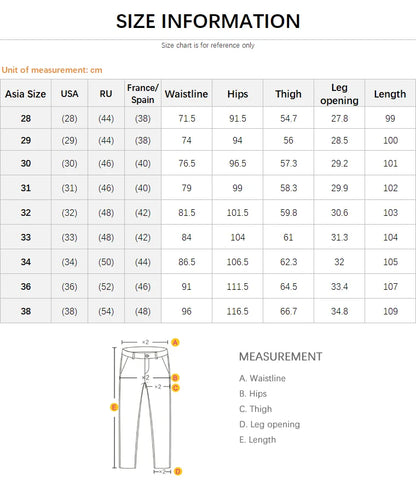 Fashion Ripped Men's Slim Straight Stretch Jeans Korean Personality Streetwear Denim Pants Classic Black Hip Hop Male Trousers.