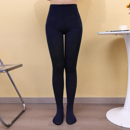 Winter Warm Women's Leggings Thermal Pants Polar Pantyhose Sock Lined Pants Velvet Tights Skin Effect High Waist Wool Leggings
