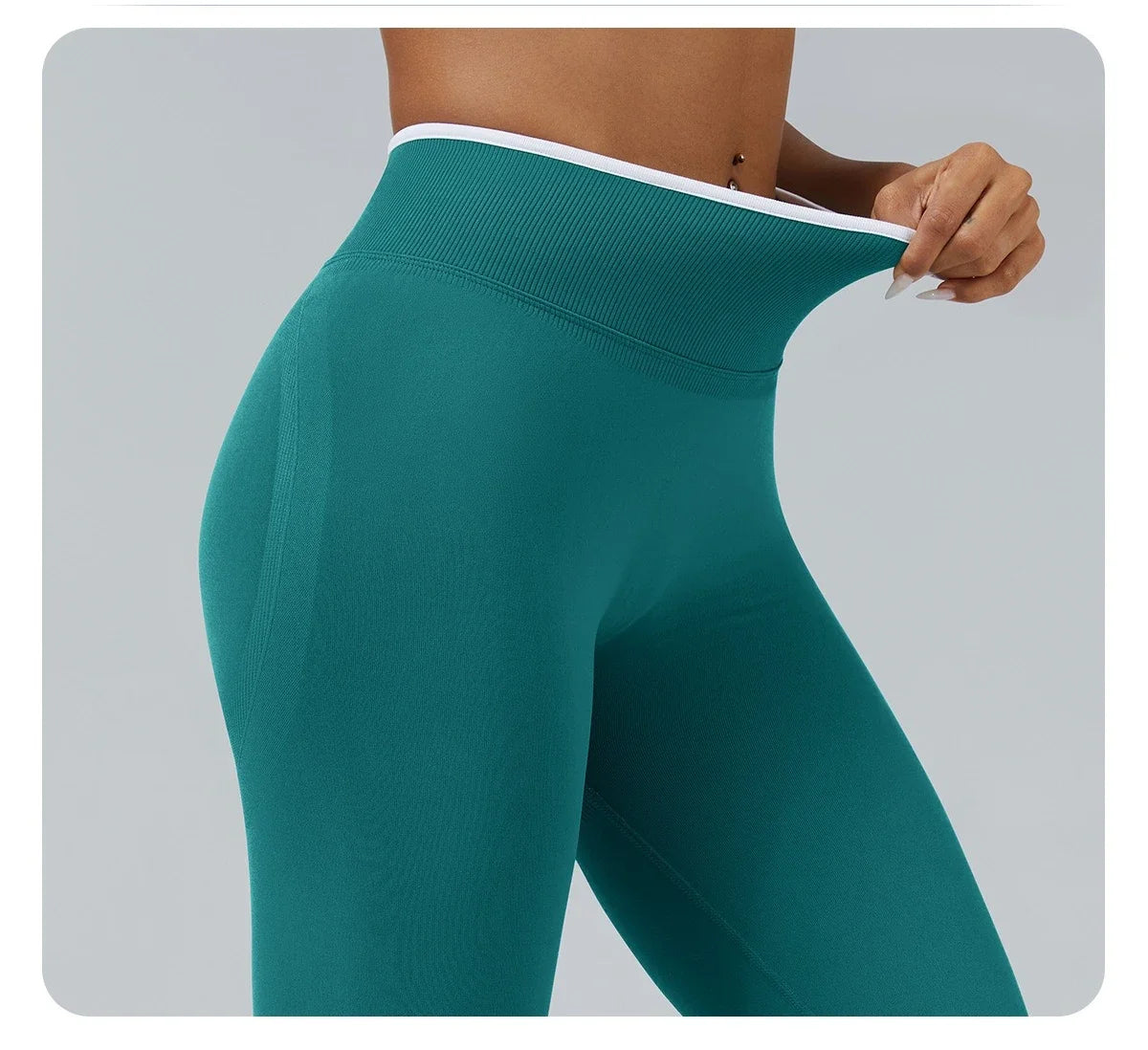 VEQKING Hip Lift Women Yoga Pants Seamless Ignite Sultpt Sports Leggings Scrunch Butt Gym Fitness Tights Elastic Workout Pants.