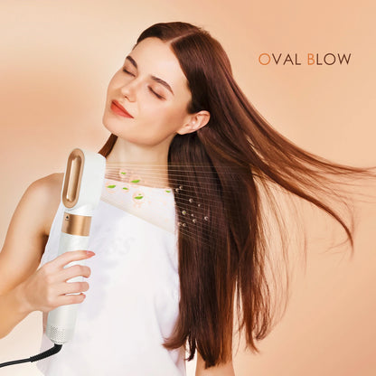 Multi Functional 5-in-1 Electric Hair Brush Dyson Airwraps Hair Dryer Brush Hot Air Comb Straight Hair Brush Curling Iron.