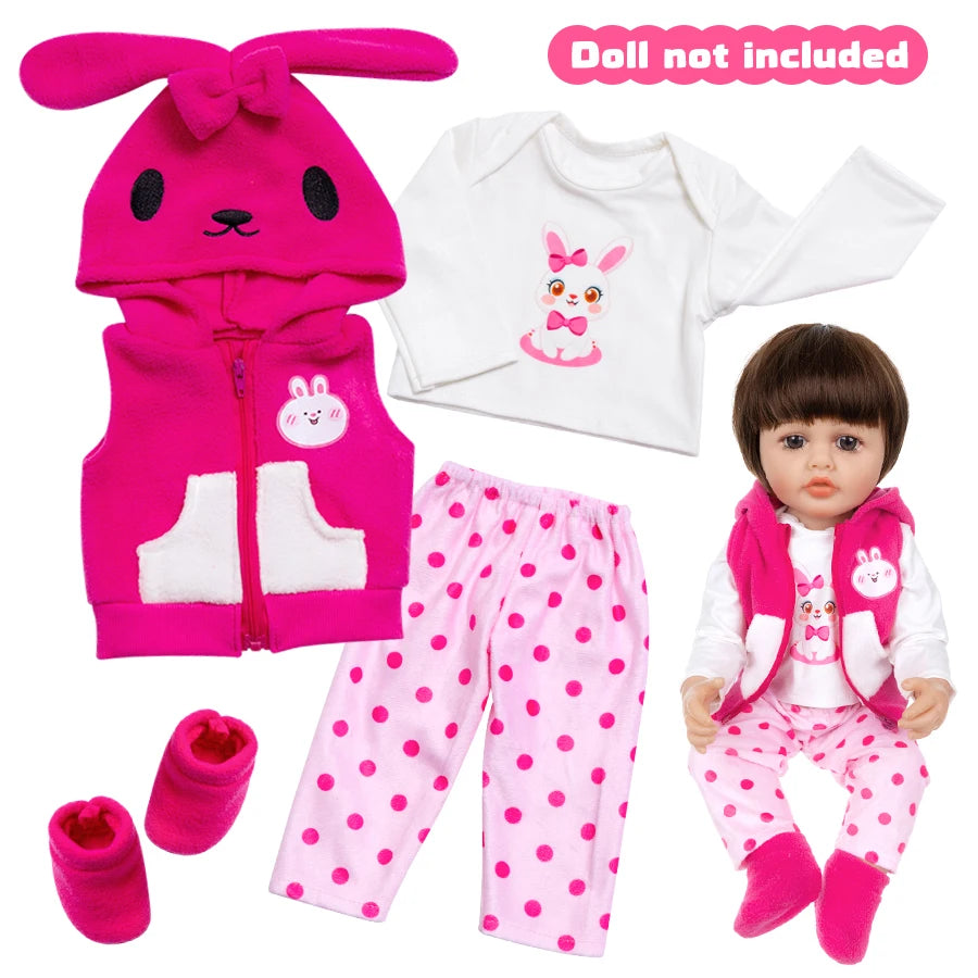 New Doll Clothes For 20-22Inch Baby Doll 50-55cm Reborn Babies Doll Clothes.