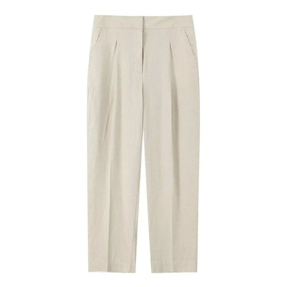 Work Office Lady Pants Set Women Long Sleeve Button Pocket Jacket Women's Trousers With Pocket Two Piece Set Female Set