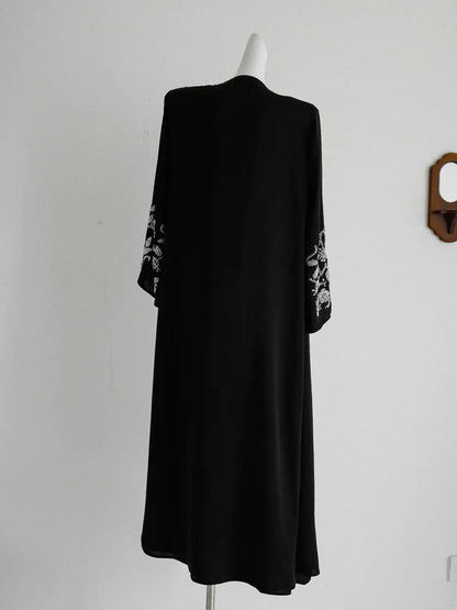 Muslim Women Dresses 3 Piece Sets Scarf Abaya Diamonds Ramadan Morocco Dubai Kaftan Party Vestidos Arab Long Robe Abayas Suits.