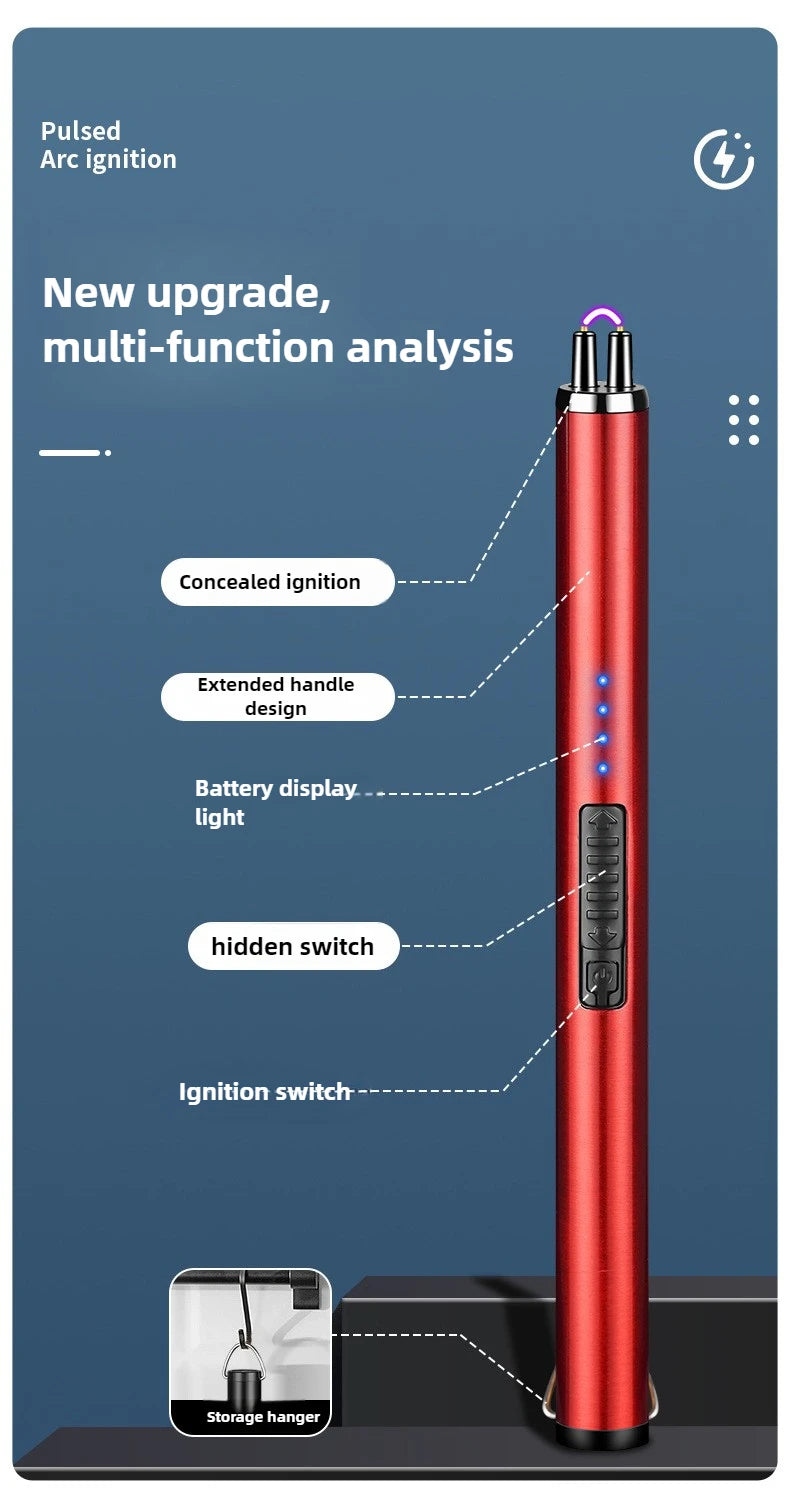 Aromatherapy Candle Extended Gas Stove Gas Electronic Charging Igniter, Household Ignition Gun Igniter Lighter.