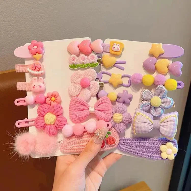 2023 New Children's Hairpin Headwear Women's Cute Baby Hair Accessories Hair Clips Edge Clips Serenity Hair Accessories.