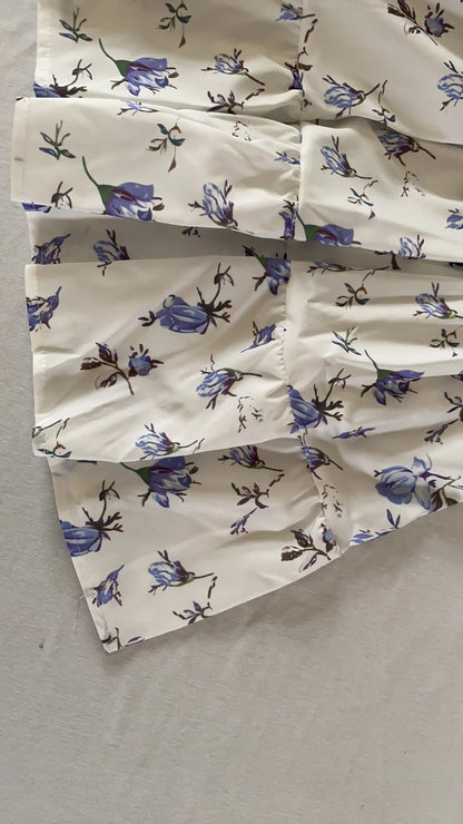 Frühling Herbst frauen Neue Kleid Temperament Süße Druck V-ausschnitt Laterne Hülse Spitze Hohe Taille Kurzes Kleid