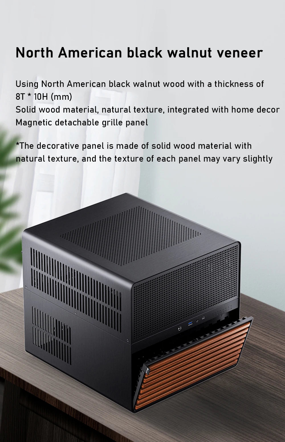 Jonsbo N5 NAS Computer Chassis ITX/M-ATX/ATX/E-ATX PC Case 12+4 Hard Disk Space ATX Power Supply With Fan Aluminum Desktop Case.