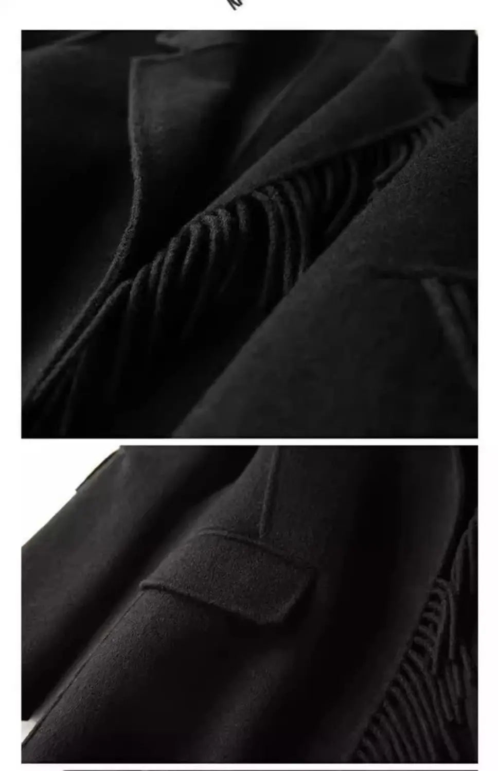 2025 neue Herbst Winter Wolle Mantel Frauen Windjacke Jacke Baumwolle Oberbekleidung Quaste Woolen Anzug Kleidung Weibliche Strickjacke