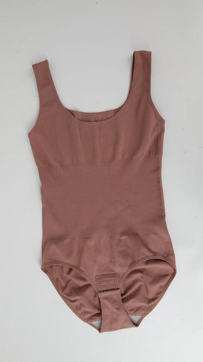 Bodysuit Women Shapewear Tummy Control Butt Lifter Body Shaper Smooth Invisible Under Dress Slimming Underwear Low Neck Jumpsuit