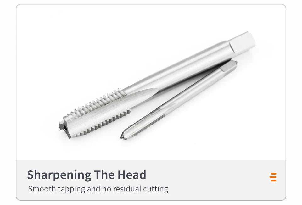 SIQICNC Rechtsgewindebohrer HSS Maschinenstecker Gewindebohrer Metrisches Gewindebohrer Bohrgewindewerkzeug M2 M3 M4 M6 M7 M8 M10 M12 M14 Handwerkzeuge
