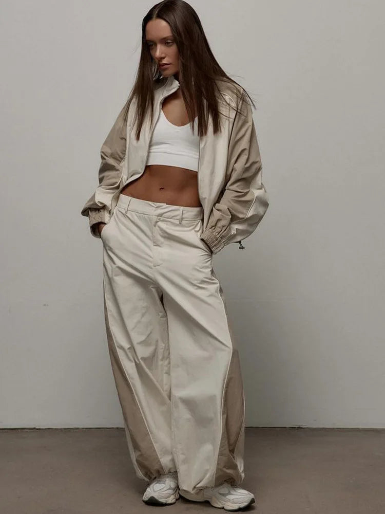 Two Piece Sets Pant Set Women Tracksuit Jogger Y2k Sweatshirts Autumn Winter Sports Elastic Waist Streetwear Pants Matching Sets.