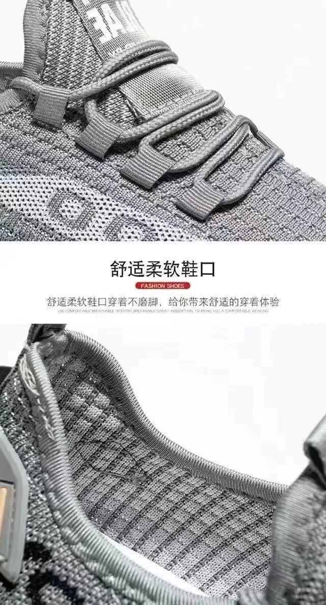 2025, weiche Sohlen, Frühling und Herbst, alte Stoffschuhe, atmungsaktive Mesh-Schuhe, rutschfeste, verschleißfeste, lässige Low-Top-Schuhe, Arbeitsschuhe