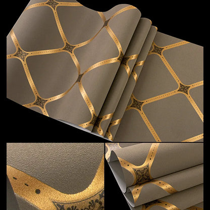 Hirschleder-Samttapete, nordische geometrische Muster, Linien, moderne, minimalistische, vertikale Streifen, Wohnzimmer-TV-Hintergrundtapete