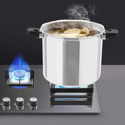 22L Thickened Explosion-proof Pressure cooker Polished Process with Pressure Gauge and Safety Valve.