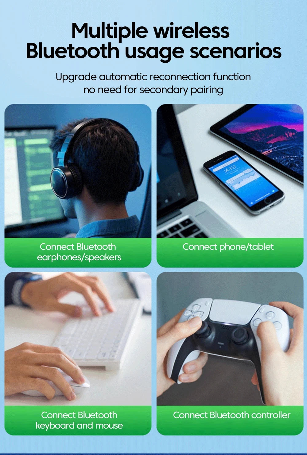 WiFi 6 Wireless Lan Card Driver Free USB Wifi Adapter Dual Band 2.4G/5GHz Wifi Card Bluetooth 5.4 Wifi Antenna For PC Laptop.