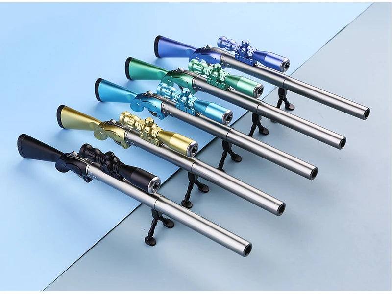 Kreative Simulation 98K Scharfschützengewehr Neutralstift mit Licht 0,38 mm schwarze Geltinte Student Schule Schreibwaren PUBG Lichter Stifte Geschenk.