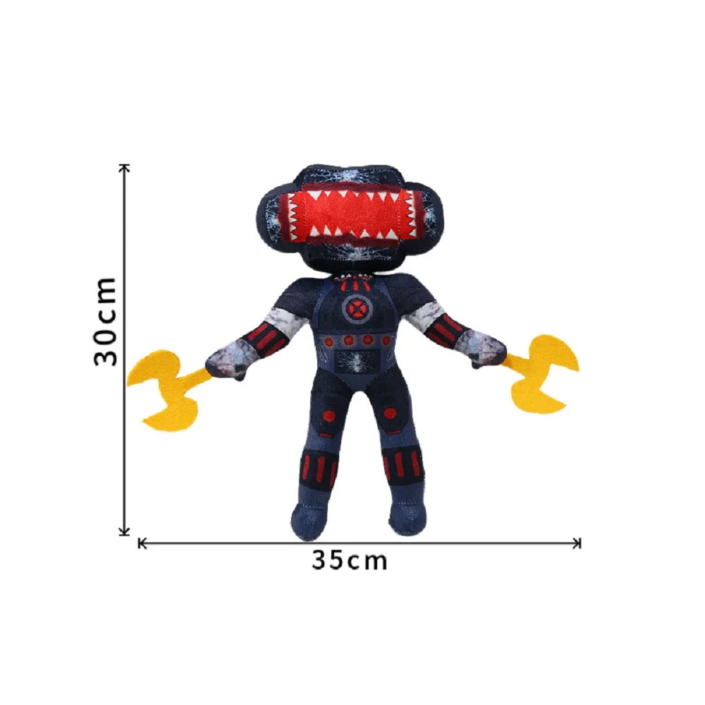 2025 new Skibidi Toilet Clockman Titan TV Man Speakerman Plush Horror Game Cartoon Stuffed Doll Kids Birthday Christmas Gifts
