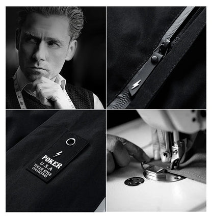 The 2025 new Spring and Autumn men's jacket, high-quality printed outdoor sports jacket, windproof and fashionable casual jacket.