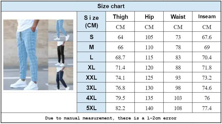 2025 neue Frühling Herbst Casual Hosen männer Plaid Kordelzug Lose Hosen Trend Streetwear Jogginghose Männlichen Business Sport Hosen.