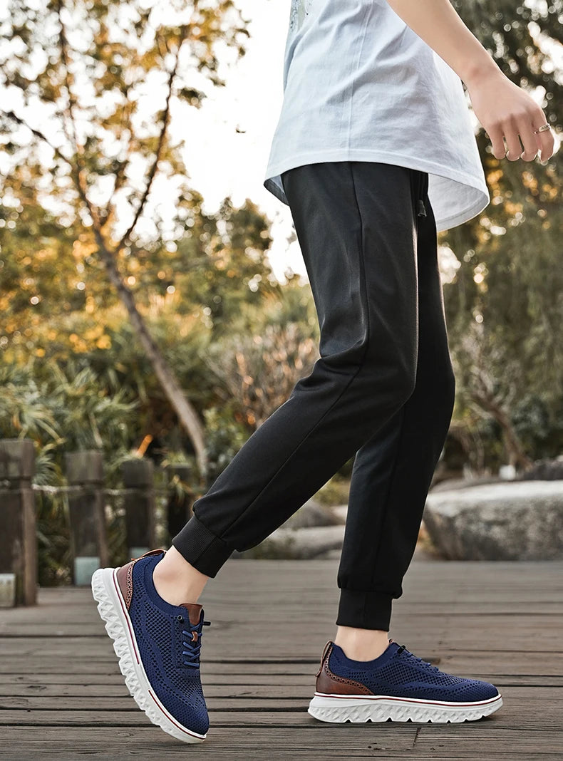 Men Sneakers Men Mesh Casual Shoes Fashion Lightweight Breathable Soft Soled Shoes Summer Outdoor Sports Fitness Large Size 48.