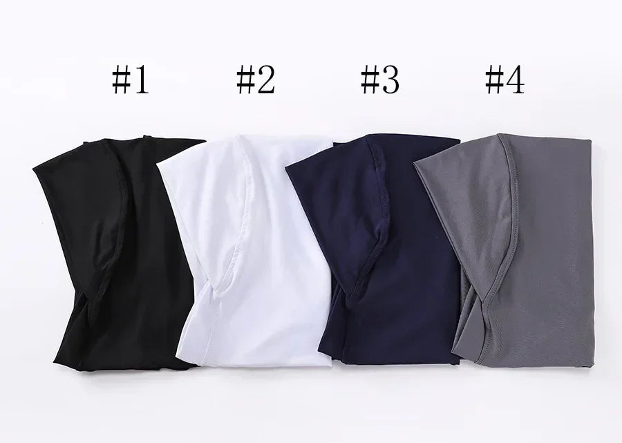 Soft Solid Modal Jersey Hijab Instant Hijab Scarf For Muslim Woman Hijabs Ladies Casual Wraps Islamic Headscarf Turban 68*68cm.