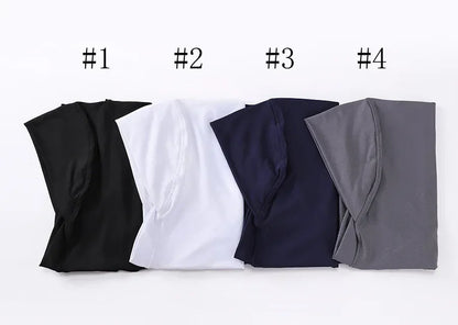 Soft Solid Modal Jersey Hijab Instant Hijab Scarf For Muslim Woman Hijabs Ladies Casual Wraps Islamic Headscarf Turban 68*68cm.