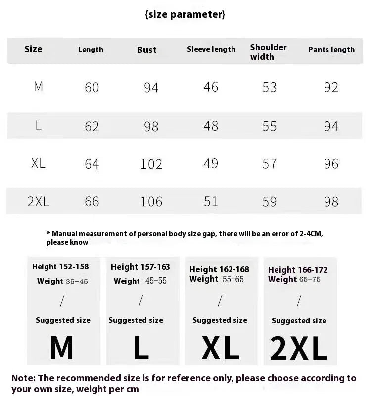 Spring and Autumn New Women's Pajamas Homewear Suit Women's Long-Sleeved Homewear Autumn and Winter Models Homewear Suit.