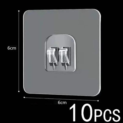 Wasserdichter, stark klebender Haken-Regal-Aufkleber für Badezimmer, Küche, Wandregal, Küche, zum Kleben von Wandschrauben, Haken, Lagerregal