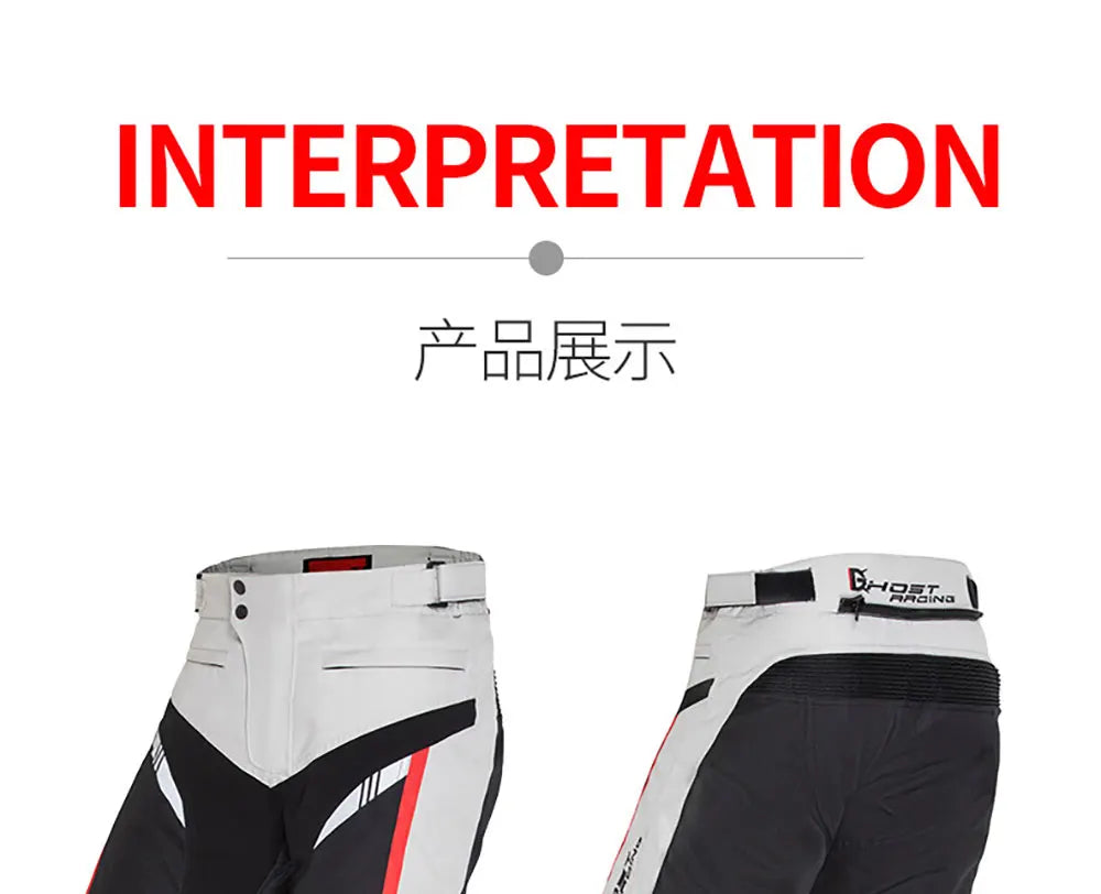 Waterproof Motorcycle Jacket Pant Suit Cold-proof Motorbike Jacket Men Motocross Riding Clothing CE Protective Gear Size M-5XL