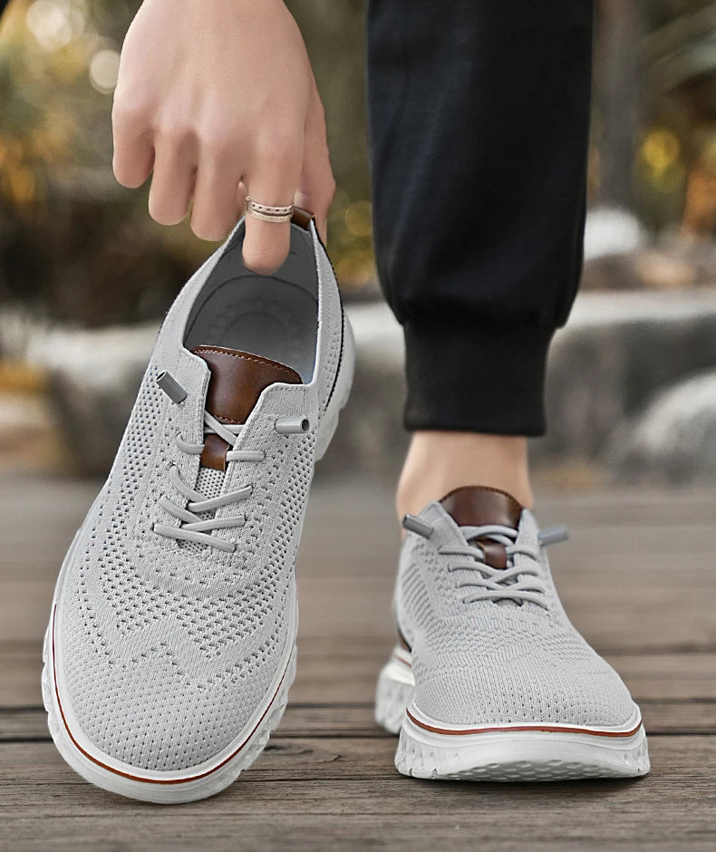 Men Sneakers Men Mesh Casual Shoes Fashion Lightweight Breathable Soft Soled Shoes Summer Outdoor Sports Fitness Large Size 48.