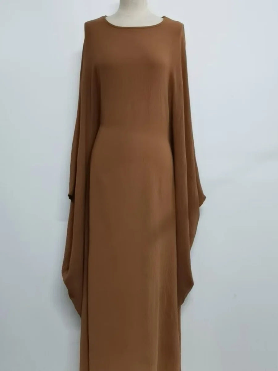 Muslim Women Arabic Dubai Abaya Plus size adjustable Waist Long Dress Modest Kaftan Robe Imitation Linen Femme Islam Clothing.