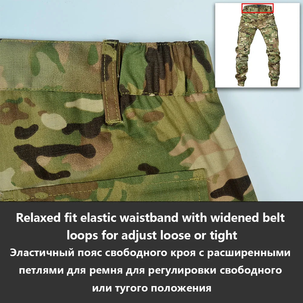 Mege Tactical Joggers Outdoor Ripstop Cargo Pants Working Clothing Hiking Lightweight Trousers Men's Streetwear.