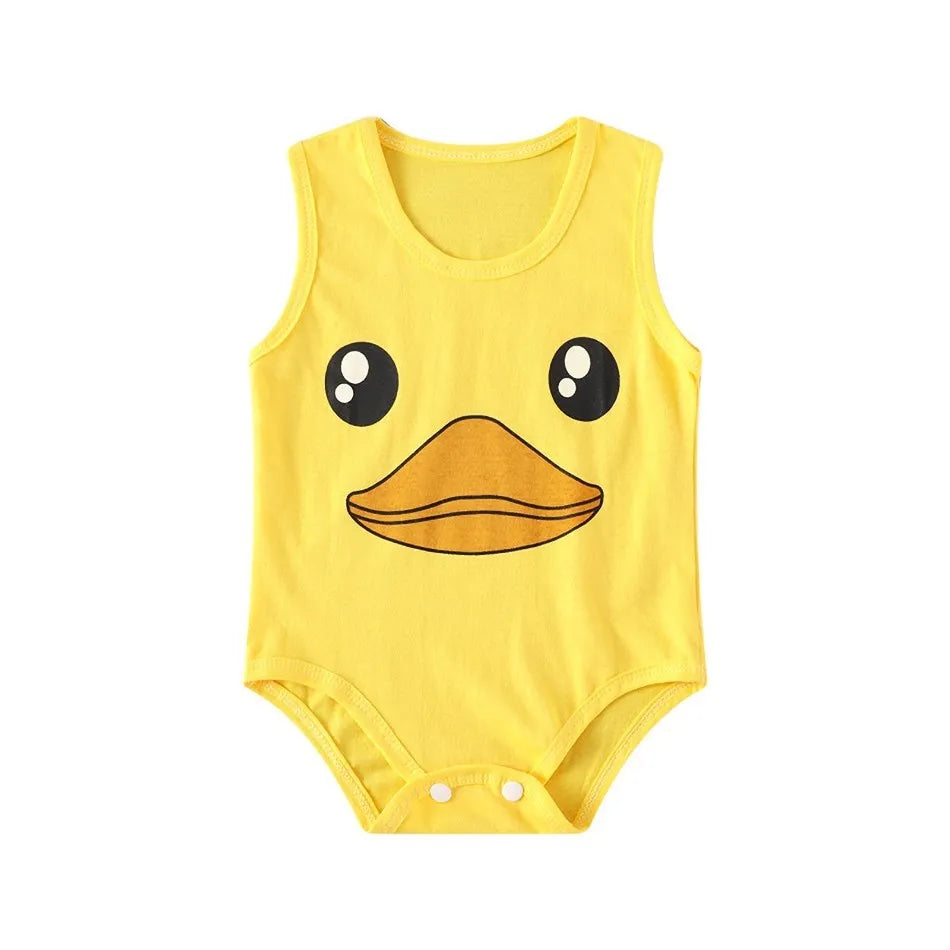 Sommer Baby Body Kinder Ärmellose Casual Einteiliges Neugeborenen Jungen Mädchen Cartoon Tier Strampler Kleinkind Overall Kleidung 0-2 jahre.