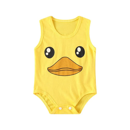 Sommer Baby Body Kinder Ärmellose Casual Einteiliges Neugeborenen Jungen Mädchen Cartoon Tier Strampler Kleinkind Overall Kleidung 0-2 jahre.