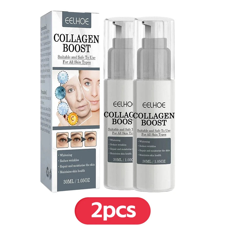 1/2/3pcs 30ml Collagen Boost Firming Essence Cream Fade fine lines Face brightening lightining Serum Cream skin care for women.