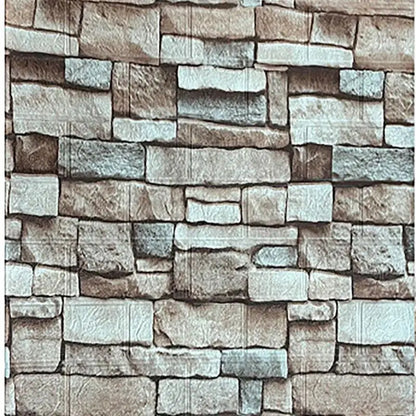 Decorative waterproof and moisture-proof self-adhesive wallpaper retro style home decor bedroom living room background wall