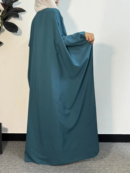 Muslim Dresses Loose Prayer Maxi Dress Muslim Abayas Women Jilbabs Kaftan Casual Solid Robe Islamic Ramadan Dresses.