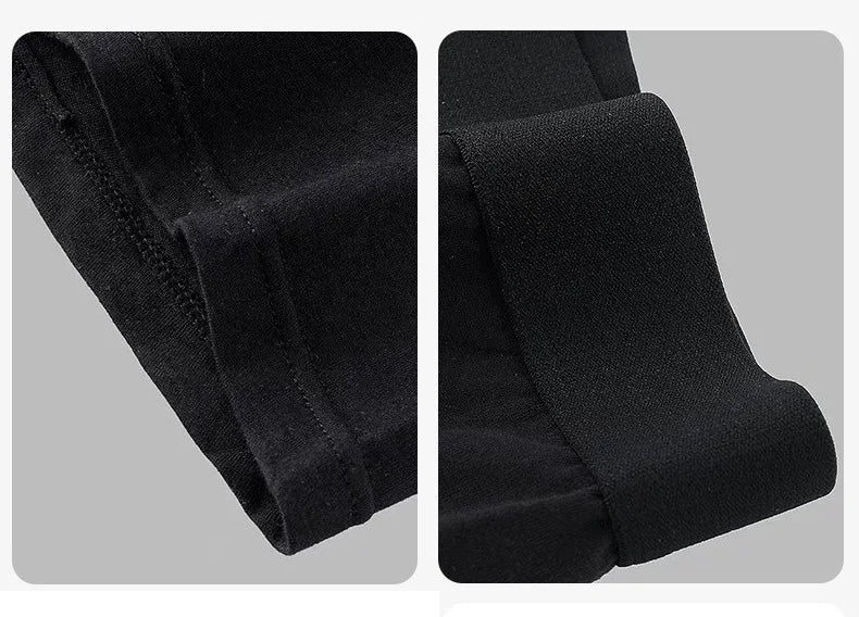 Herrenunterwäsche, mittlere Taille, hochelastisch, Sport-Shorts mit flachen Ecken, bequeme, solide Unterhose, Pilzsicher, lange Herrenhöschen