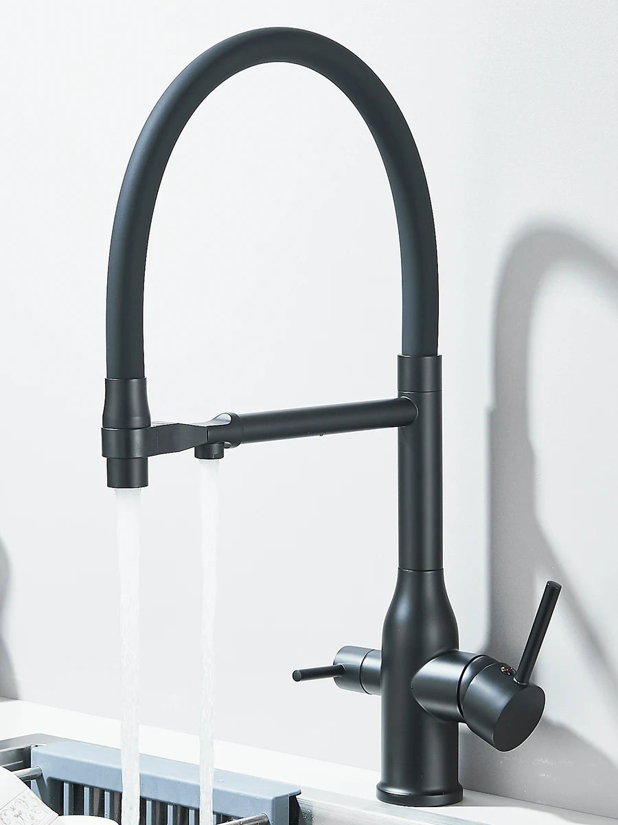 Filtered Kitchen Faucet Purification Tap With Magnetic Sprayer Kitchen Faucet Filtered Water Purification Feature Kitchen Tap