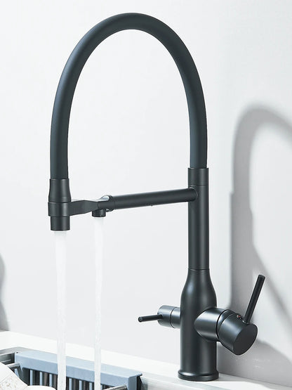 Filtered Kitchen Faucet Purification Tap With Magnetic Sprayer Kitchen Faucet Filtered Water Purification Feature Kitchen Tap