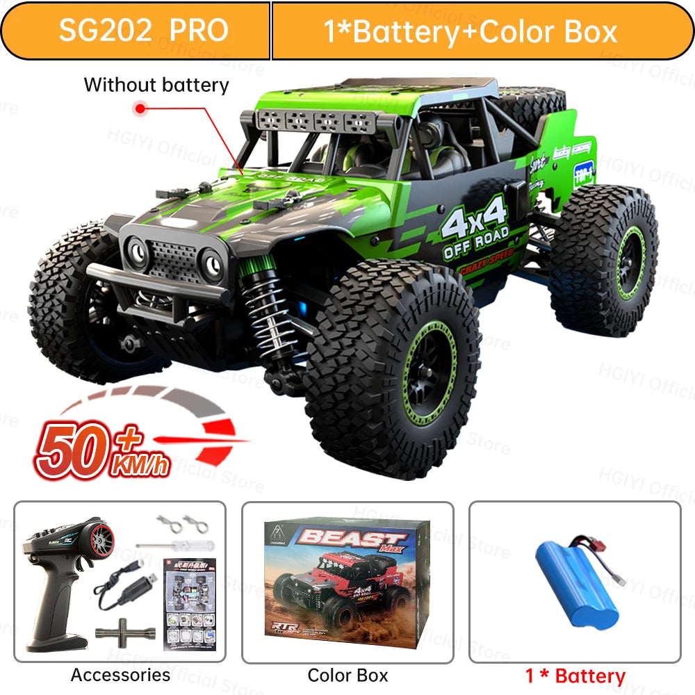 ZLL SG202 MAX/PRO 1:20 High Speed Drift Racing 70KM/H Or 50KM/H Brushless Motor 4WD RC Car Off Road Car Toys for For Kid Gift