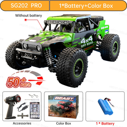 ZLL SG202 MAX/PRO 1:20 High Speed Drift Racing 70KM/H Or 50KM/H Brushless Motor 4WD RC Car Off Road Car Toys for For Kid Gift