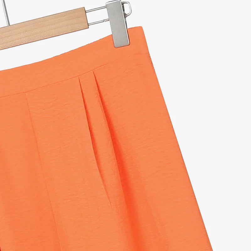 Fashion Women Two Piece Outfit ZANZEA Long Sleeve Top 2025 Autumn Casual High Waist Long Pants Sets Solid 2PCS Suits Tracksuit.