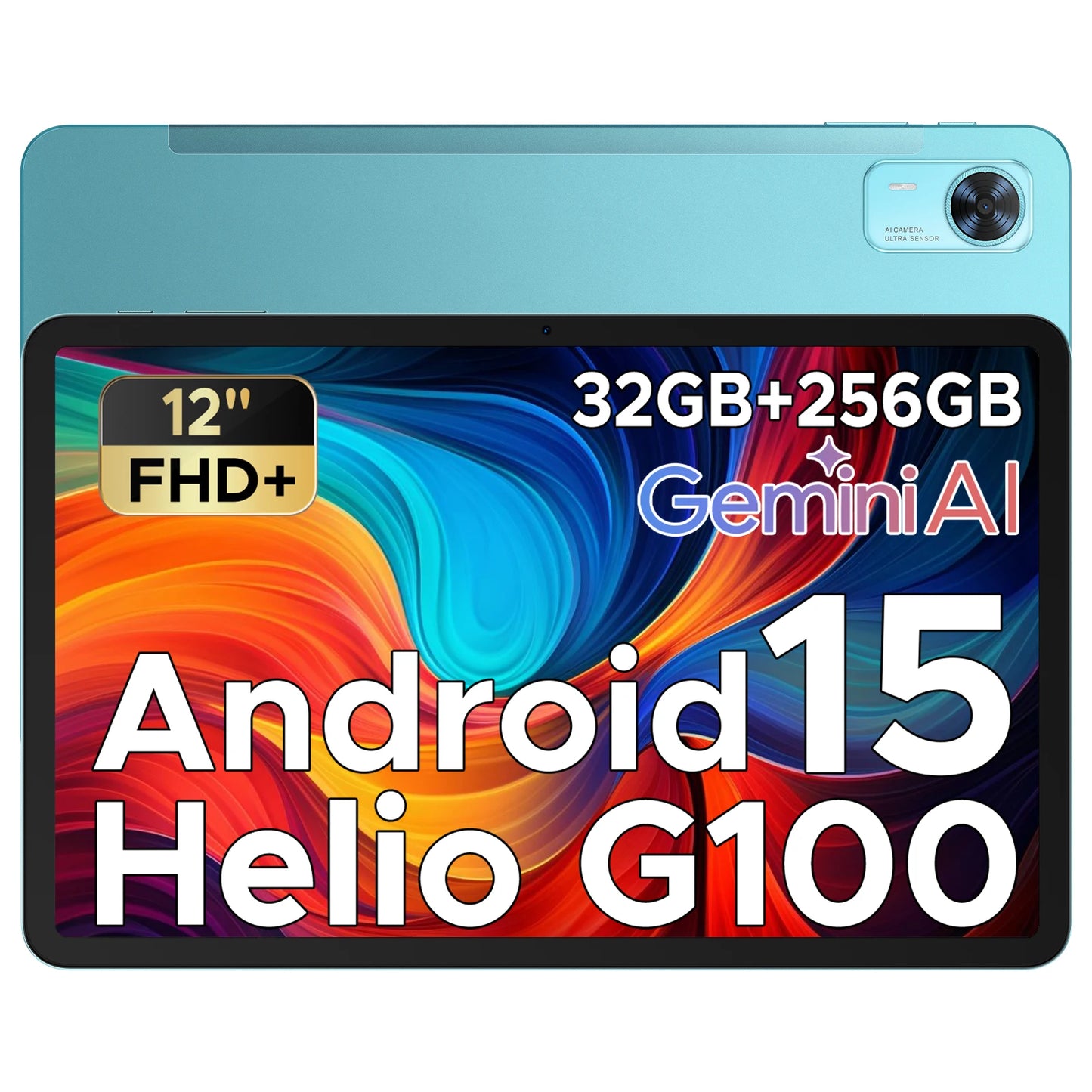 Doogee Tab E3+ 2 in 1 Tablet Pc Gemini Ai 12"" 2K Display Android 15 32Gb Ram(8+24) 256Gb Rom 8800Mah Battery Helio G100 Tabletpc