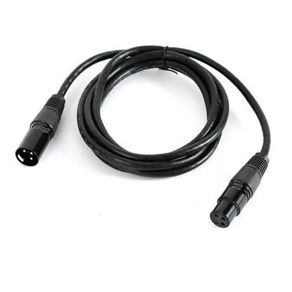 10pcs 2m DMX Cable 3-Pin XLR Wire For Various Stage Light Moving Head Light Preventt Transmission Interferences Of Digital Audio.