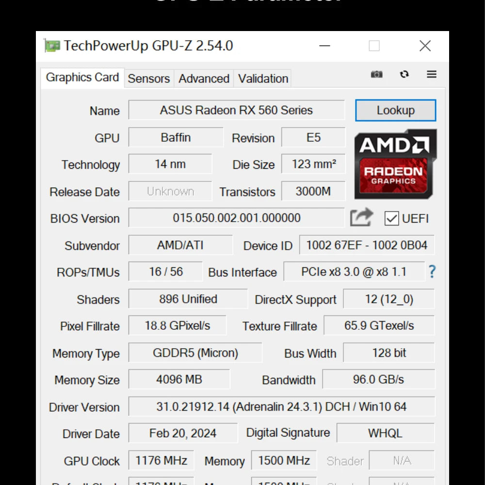SEJISHI Video Card RX560 4G D5 Graphics Cards 128Bit GDDR5 AMD GPU RX560 4GB Gaming Card placa de video Diy Gaming Computer.