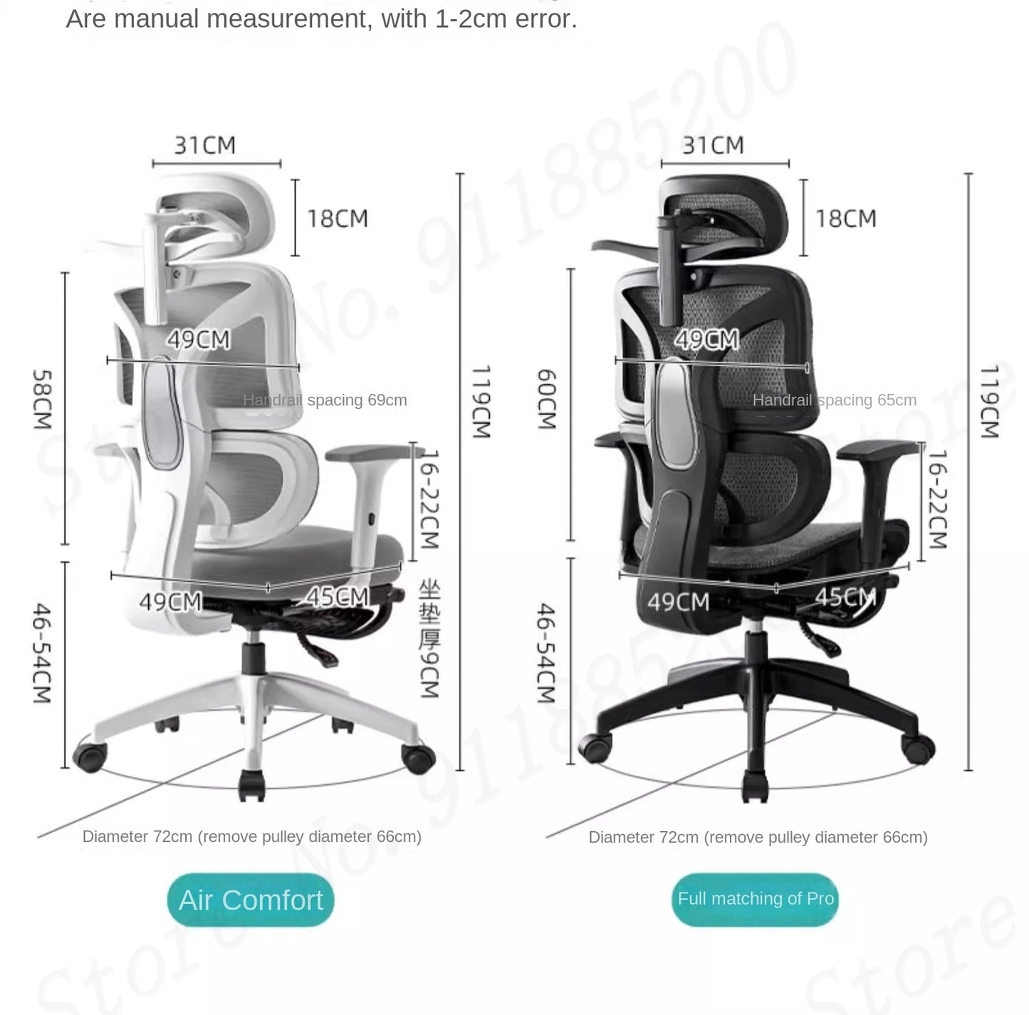 Ergonomischer Computerstuhl, Heimbüro, Lordosenstütze, Gaming-Stuhl, Liegestuhl aus Latex, atmungsaktives Mesh, 4D-verstellbare Armlehne